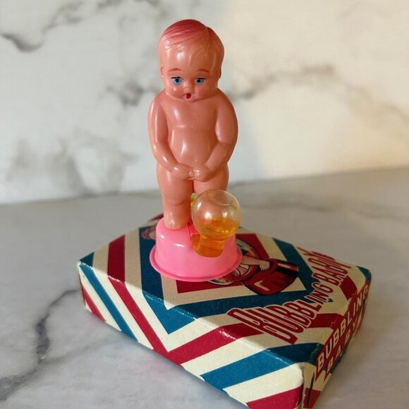 Vintage Bubbling Baby with box, 1940's Made in Japan - Picture 1 of 9